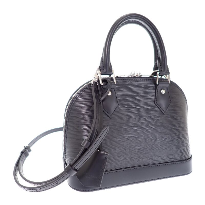 Louis Vuitton Alma BB 2-Way Epi Leather Black Shoulder Bag Creates A Luxurious Feel