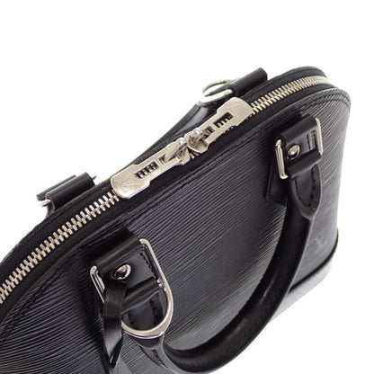Louis Vuitton Alma BB 2-Way Epi Leather Black Shoulder Bag Creates A Luxurious Feel