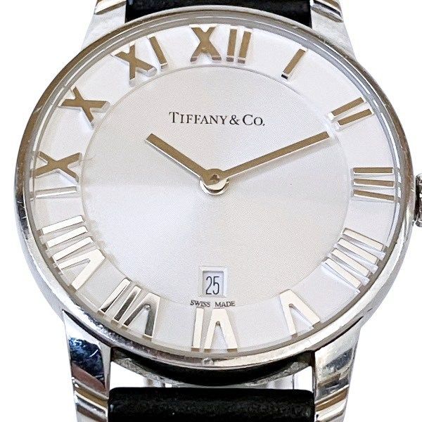 Tiffany & Co Atlas 2 Hand Quartz Watch Silver-dial