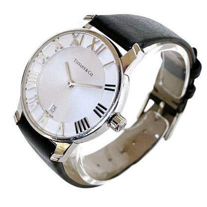Tiffany & Co Atlas 2 Hand Quartz Watch Silver-dial