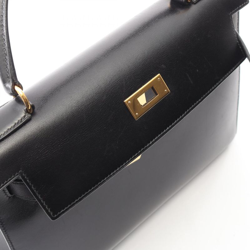 Hermes Handbag Kelly 28 Black