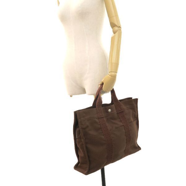 Hermes Her Canvas Brown