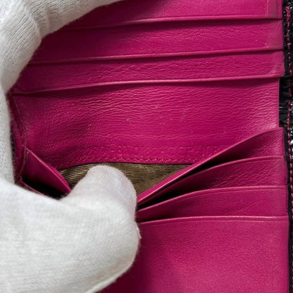 Fendi Bifold Wallet Black Pink Zucchino