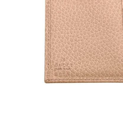 Gucci Trifold Wallet Pink Beige GG Marmont