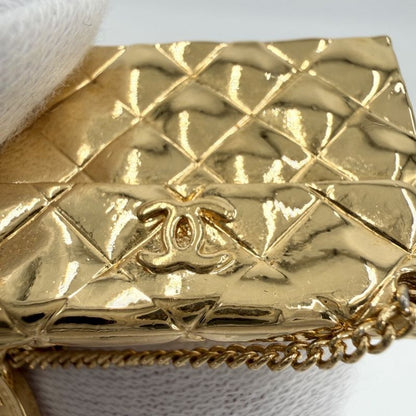 Chanel Brooch Quilted Bag Motif CC Logo Swing Coco