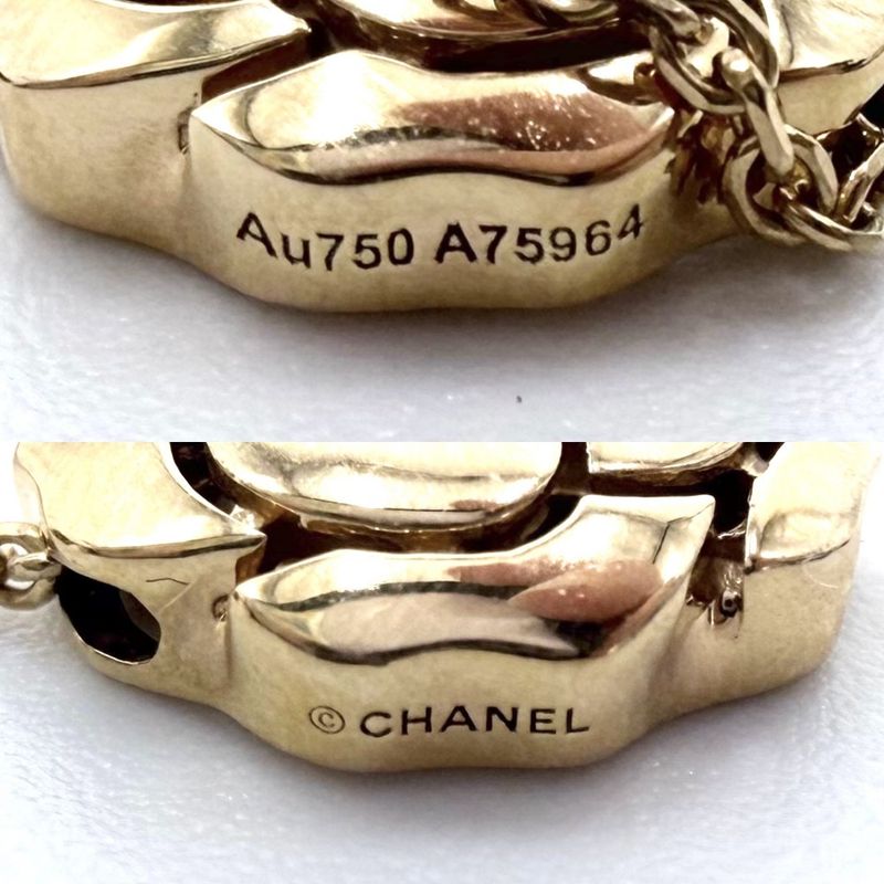 Chanel Necklace Aja Star Camellia Collection CC Logo Flower Motif