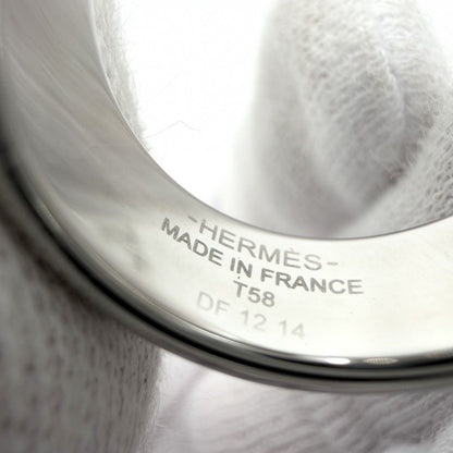 Hermes Ring Etrier Small Items 58 Silver X Navy