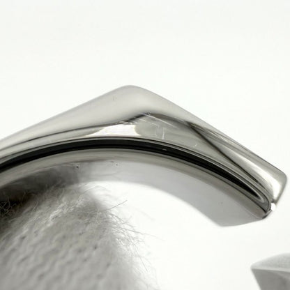 Hermes Ring Etrier Small Items 58 Silver X Navy