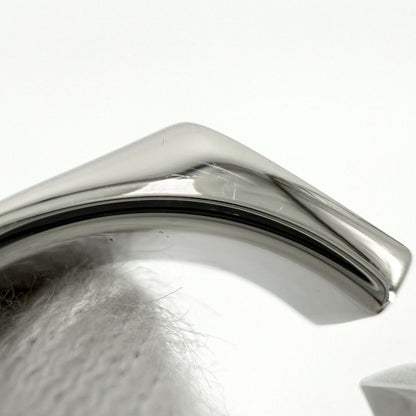 Hermes Ring Etrier Small Items 58 Silver X Navy