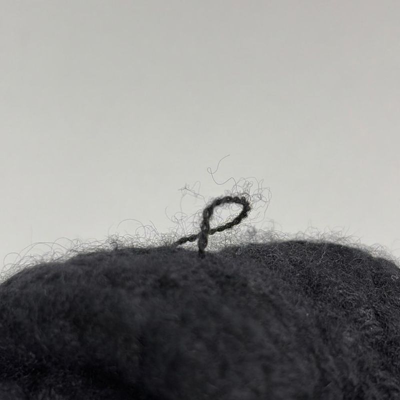 Chanel Scarf Knit CC Logo Coco Chain Cashmere