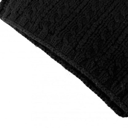 Chanel Scarf Knit CC Logo Coco Chain Cashmere