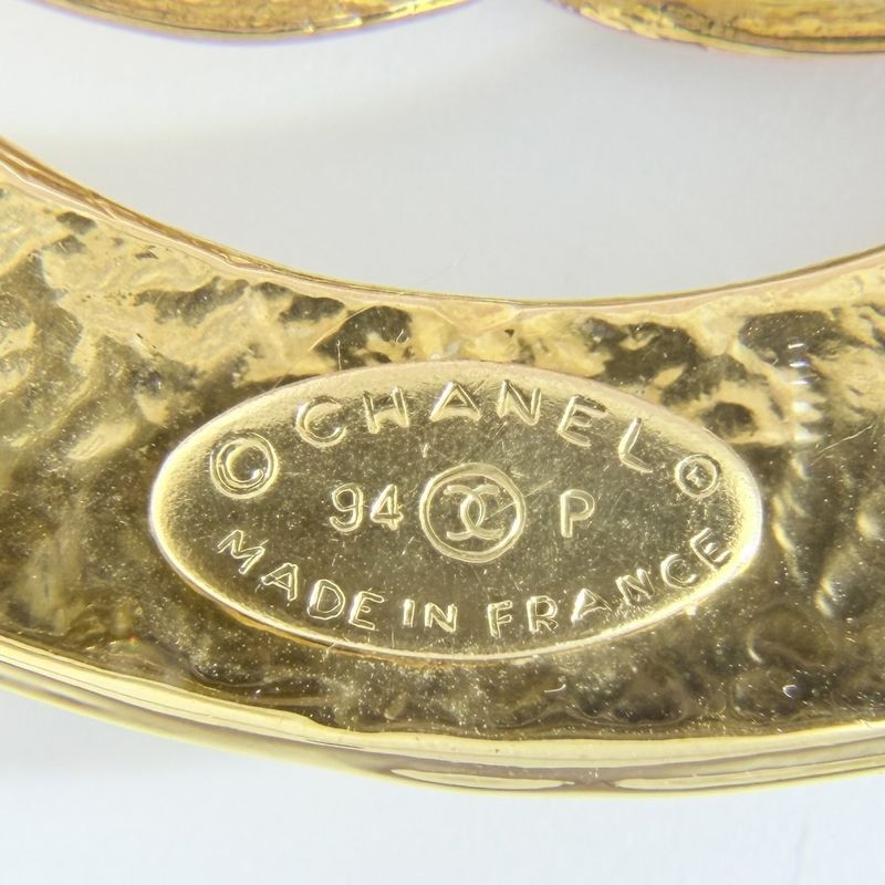 Chanel Brooch CC Logo Round Circle Vintage