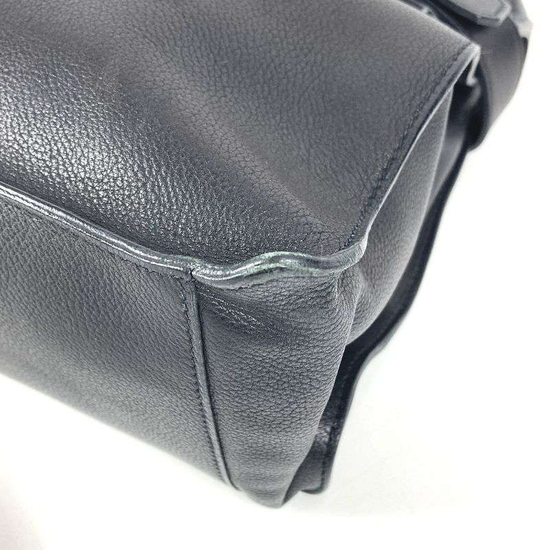 Hermes Handbag Etri Belt Leather Black X