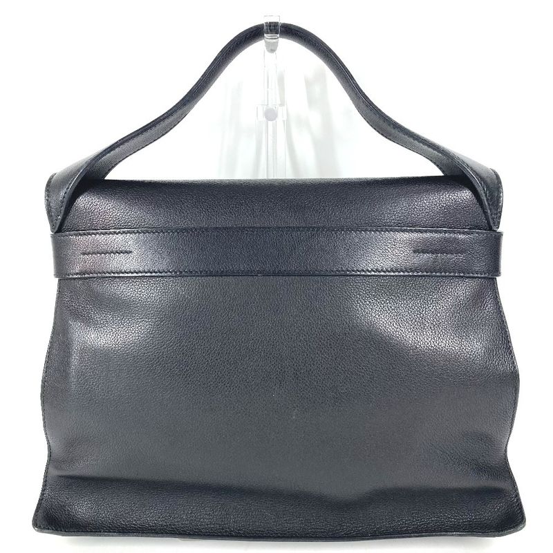 Hermes Handbag Etri Belt Leather Black X