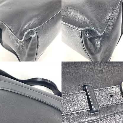 Hermes Handbag Etri Belt Leather Black X