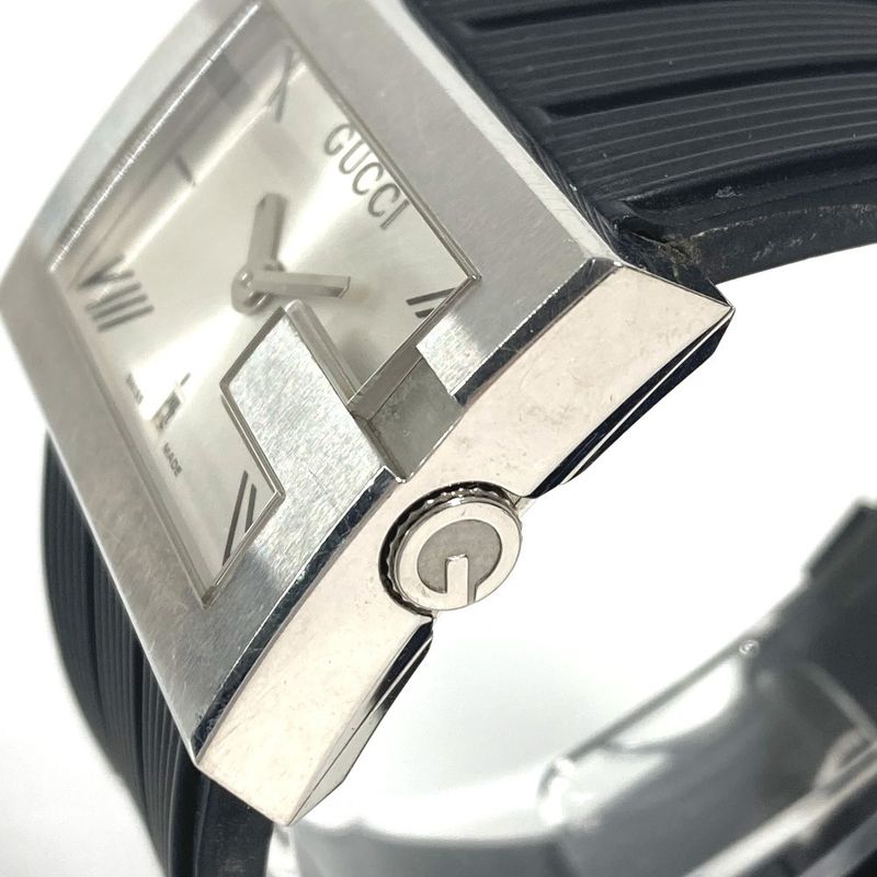 Gucci Watch Logo SS Black X
