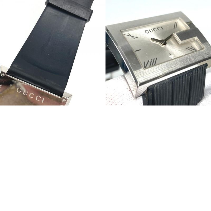 Gucci Watch Logo SS Black X