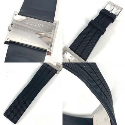 Gucci Watch Logo SS Black X