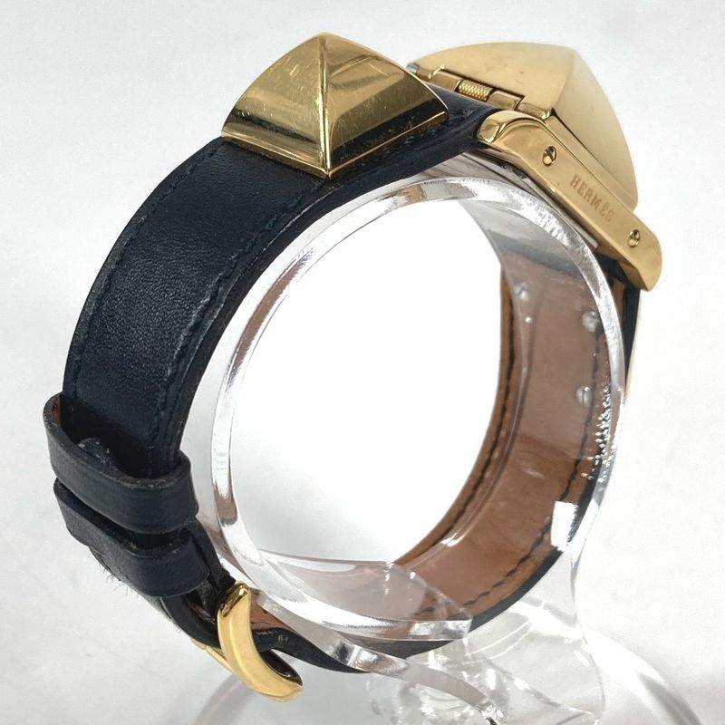 Hermes Watch Medle Leather Black X