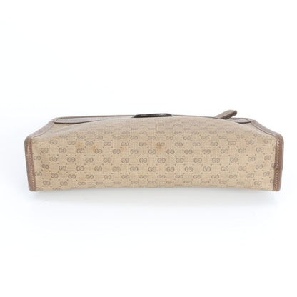 Gucci Vintage Micro GG Leather Clutch Pouch