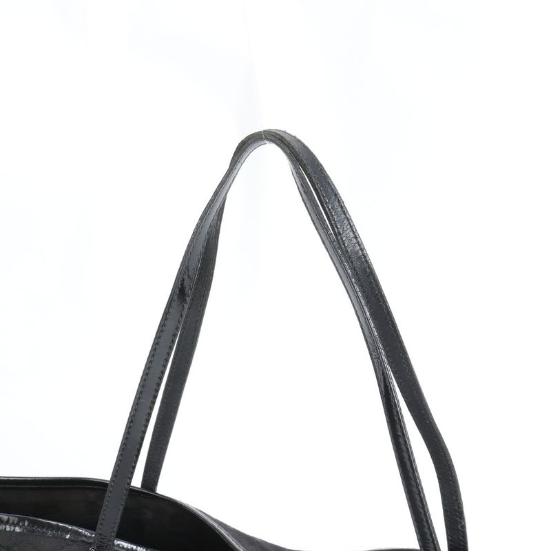 Gucci GG Canvas Leather Tote