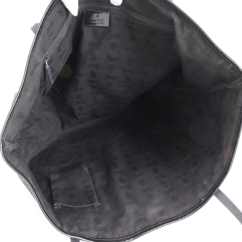 Gucci GG Canvas Leather Tote
