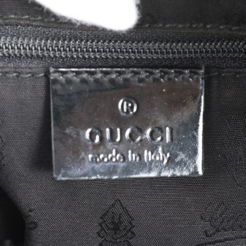 Gucci GG Canvas Leather Tote