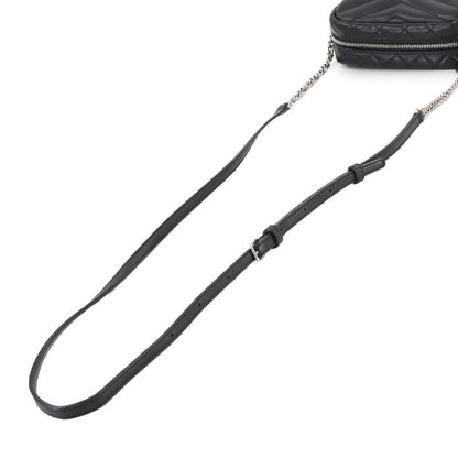 Saint Laurent Lou Bowling Mini Chain Shoulder Bag Leather Black Loulou And