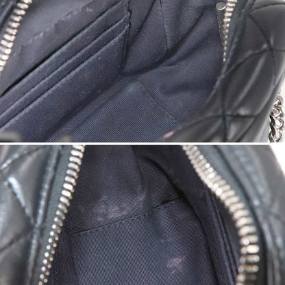 Saint Laurent Lou Bowling Mini Chain Shoulder Bag Leather Black Loulou And