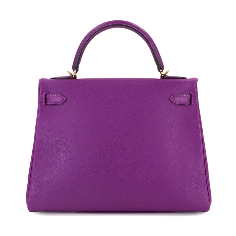 Hermes Kelly 32 Ever Color Anemone 2-Way Bag Inner
