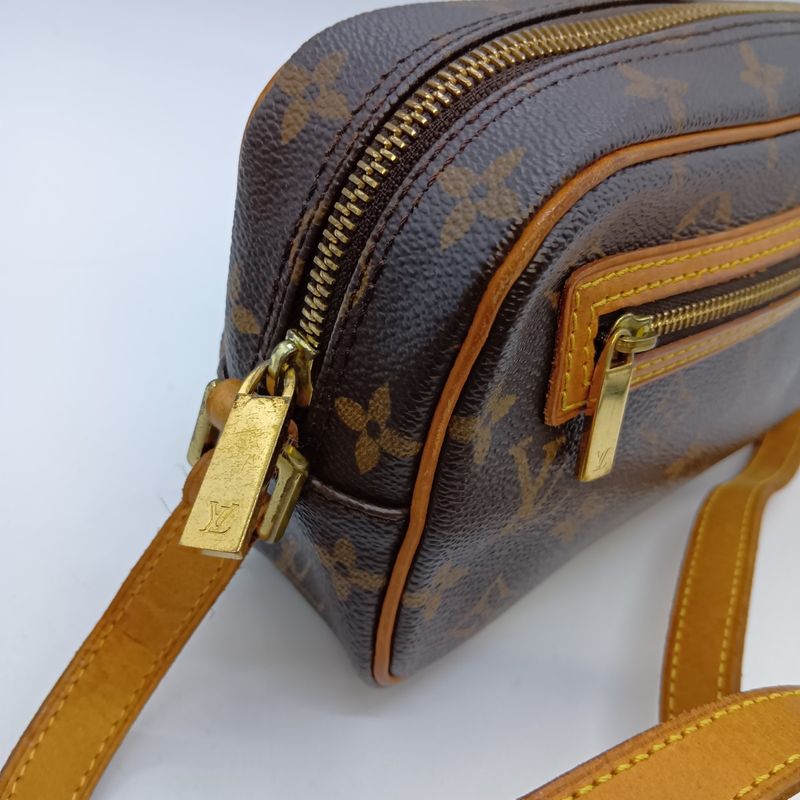 Louis Vuitton Monogram Pochette Cite Shoulder Bag Brown