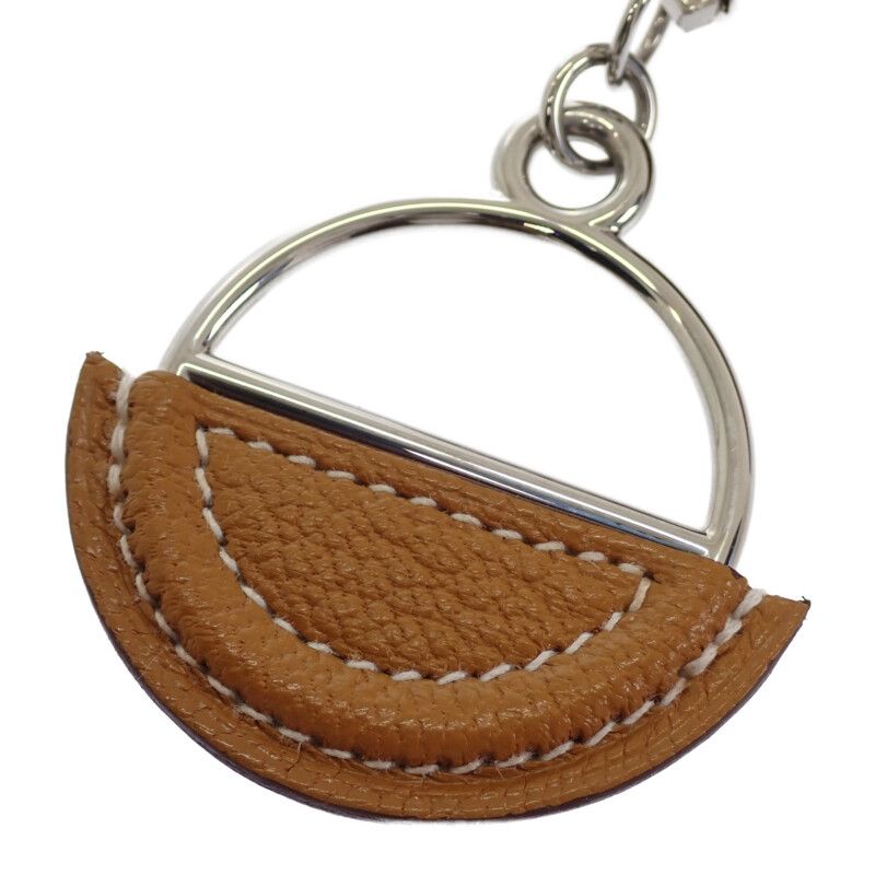 Hermes In The Loop Wink Coin Case Leather Caramel Mauve Brown
