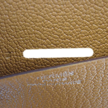 Hermes In The Loop Wink Coin Case Leather Caramel Mauve Brown