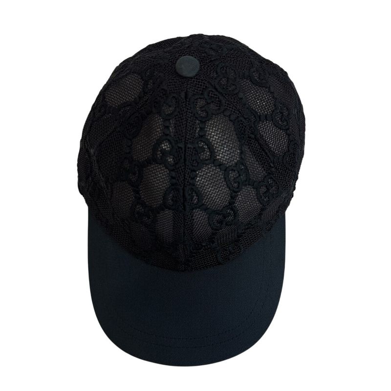 Gucci Hat Cap Nylon Black