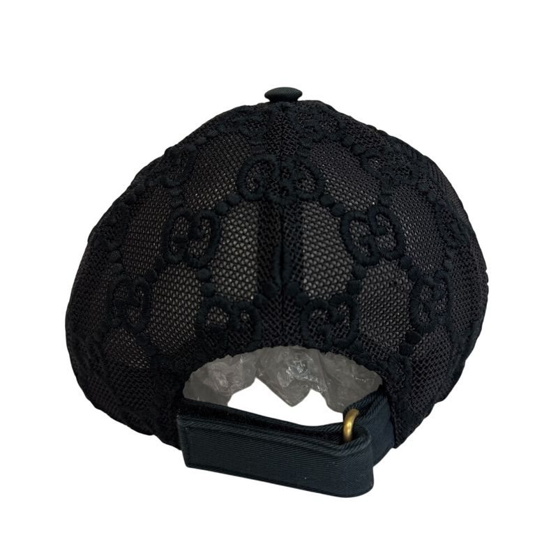 Gucci Hat Cap Nylon Black