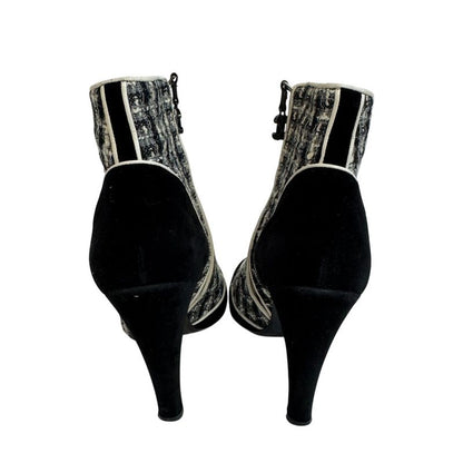 Chanel Short Boots Tweed