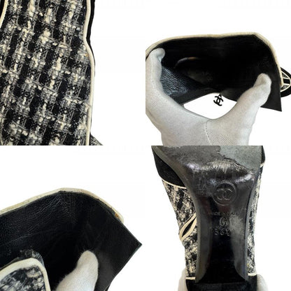 Chanel Short Boots Tweed