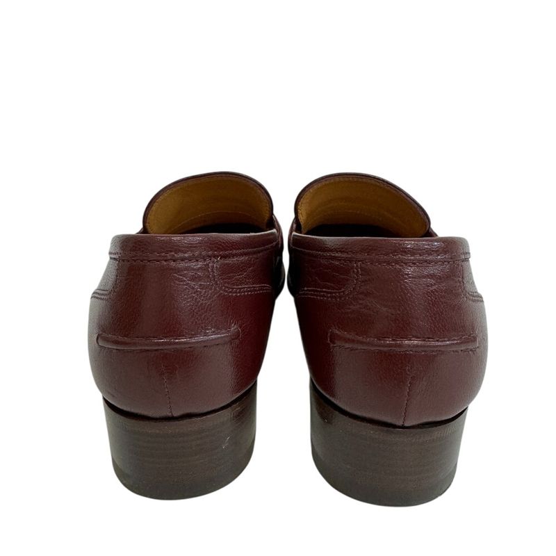 Gucci Horsebit Loafers Leather Red Wine Red