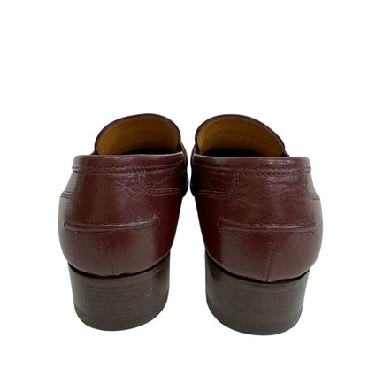 Gucci Horsebit Loafers Leather Red Wine Red