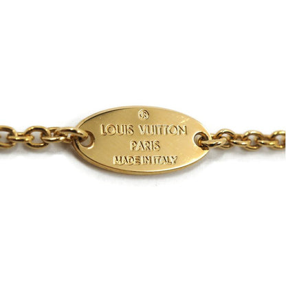 Louis Vuitton Mark Collier Essential Lou Metal Pearl Gold Necklace