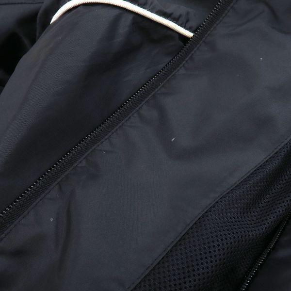 Gucci Zip Jacket Nylon Leather
