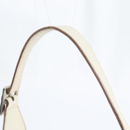 Gucci Jackie 001 Leather Canvas Shoulder Bag Tote