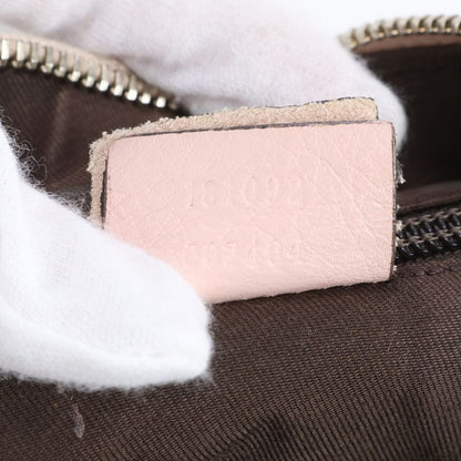 Gucci GG Canvas Leather Shoulder Bag Crossbody Hand Tote
