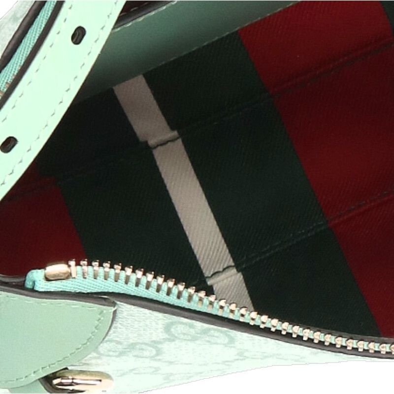 Gucci GG Emblem Shoulder Bag Light Green