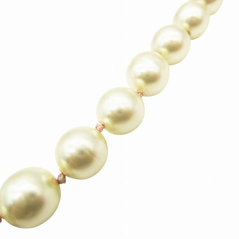 Chanel Vintage Pearl Gold Long Chain Necklace