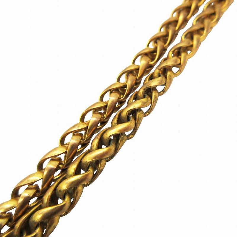 Chanel Vintage Pearl Gold Long Chain Necklace
