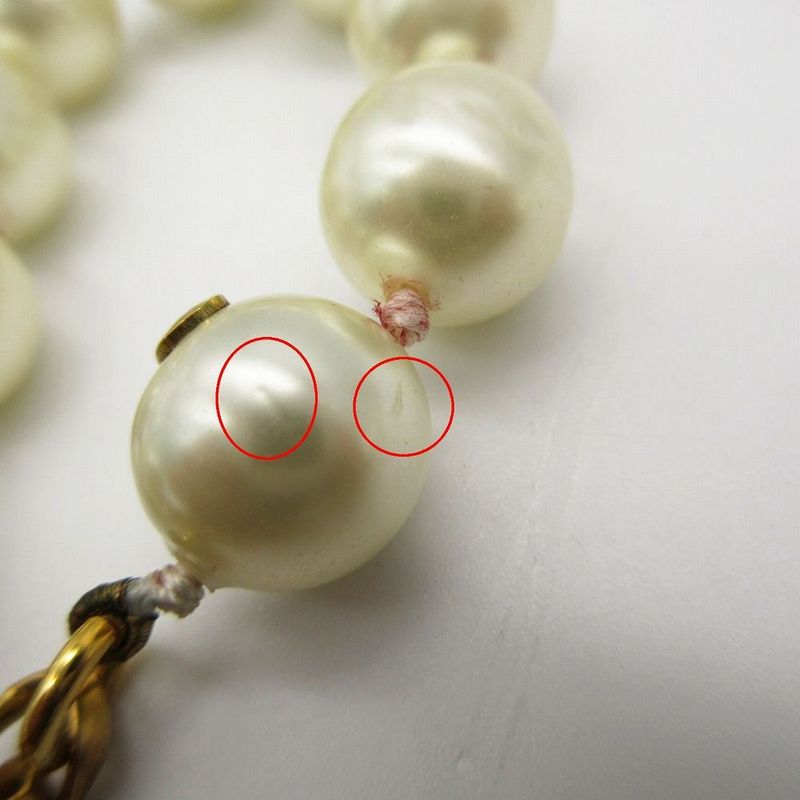 Chanel Vintage Pearl Gold Long Chain Necklace