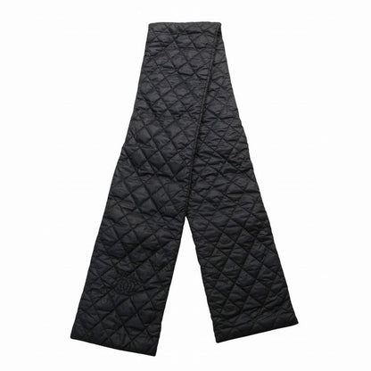 Chanel CC Logo Quilted Patted Scarf Black