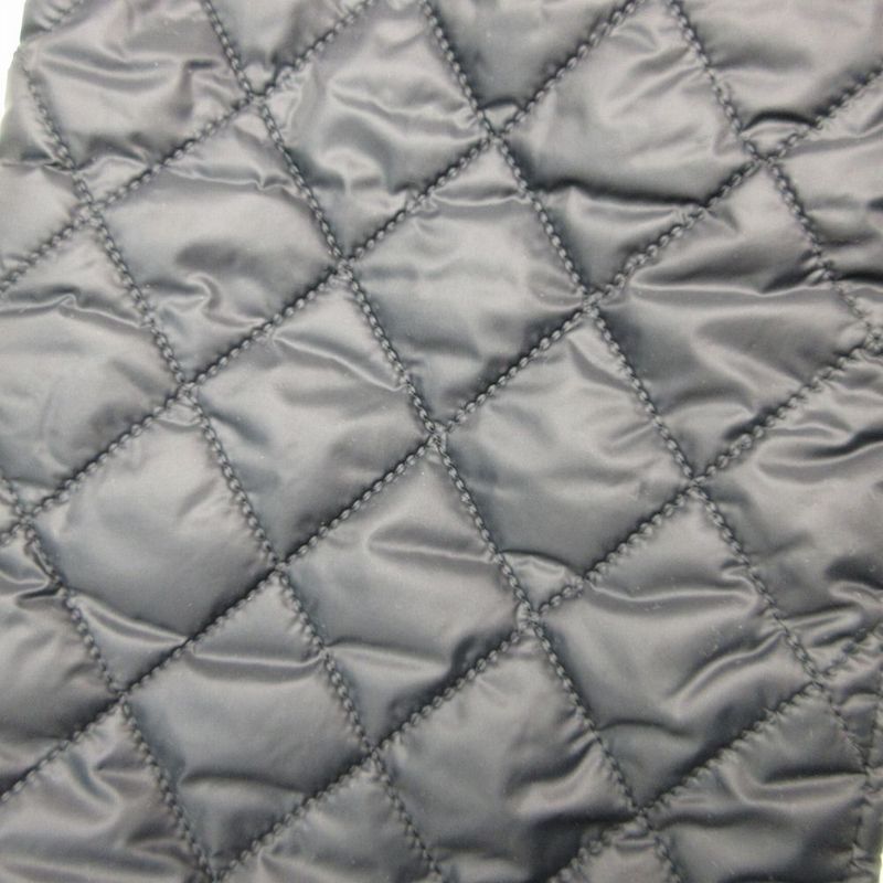 Chanel CC Logo Quilted Patted Scarf Black