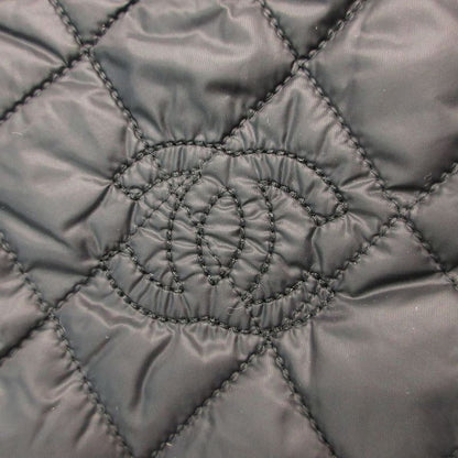 Chanel CC Logo Quilted Patted Scarf Black